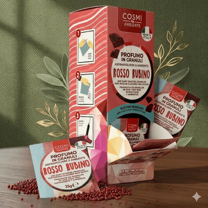 Poudre aspirateur - Rouge Rubis