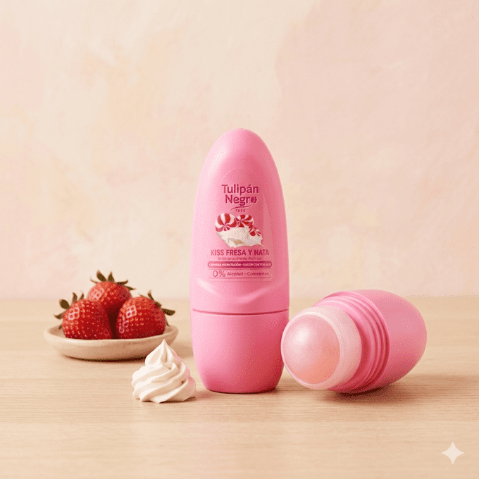 Déodorant bille femme - Fraise et Crème