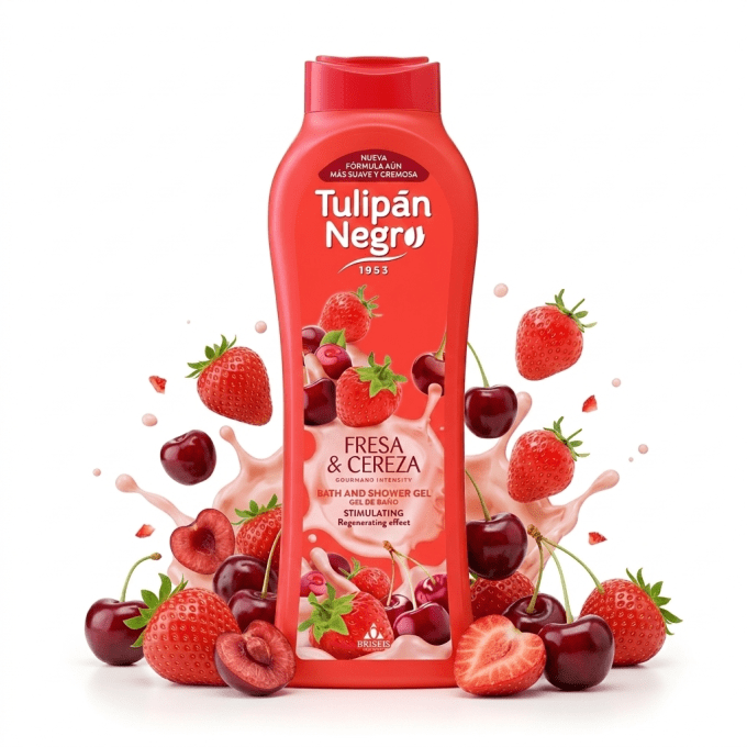 Gel douche - Fraise et Cerise 