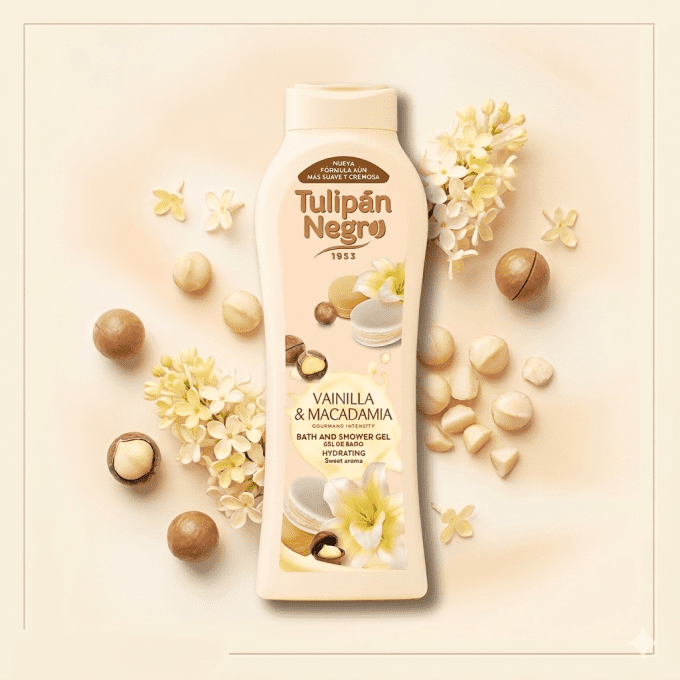 Gel douche - Vanille et Macadamia 